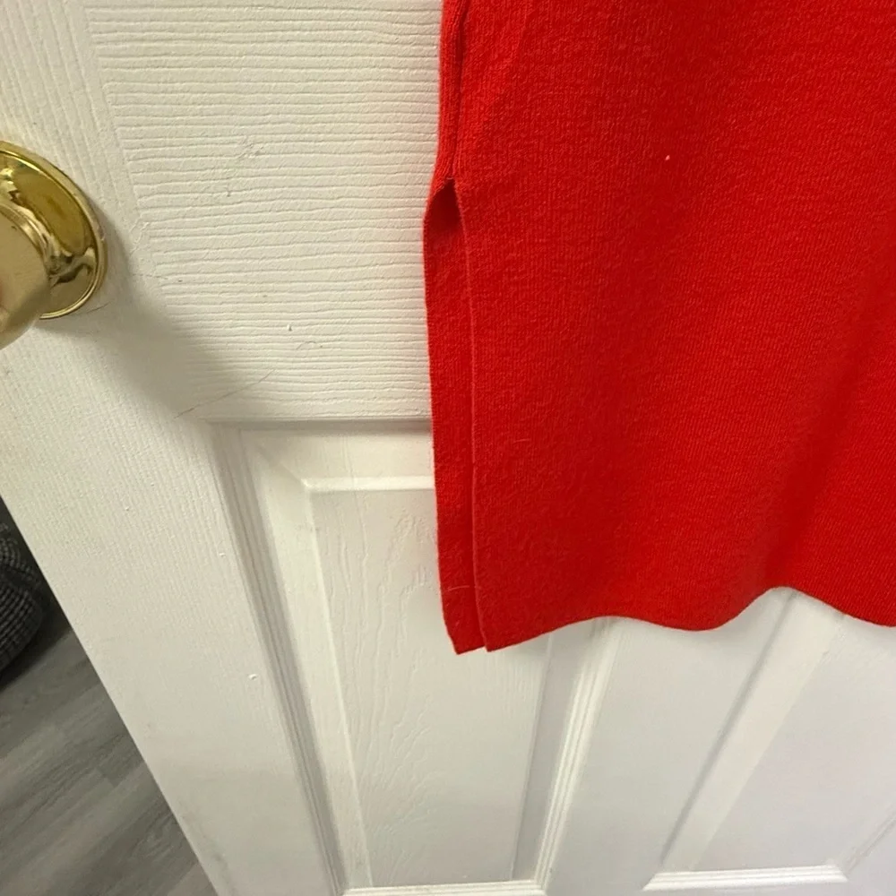 New BOLD elements Vibrant Red Knit dress - Picture 9 of 11